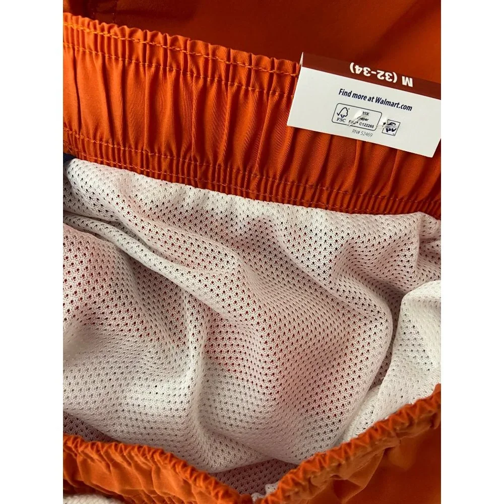 George Swim Trunks Men Quick Dry‎ Stretch Beach Shorts 5 Inch Inseam Size Medium
